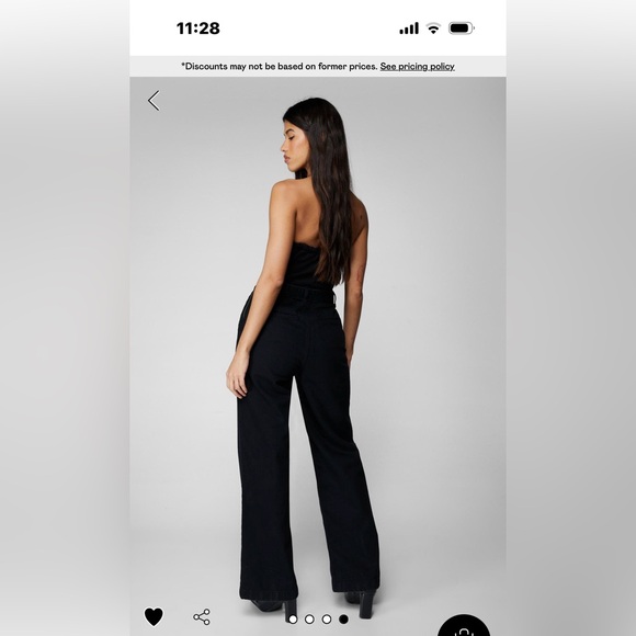 Nasty Gal Denim Jumpsuit - Picture 3 of 6